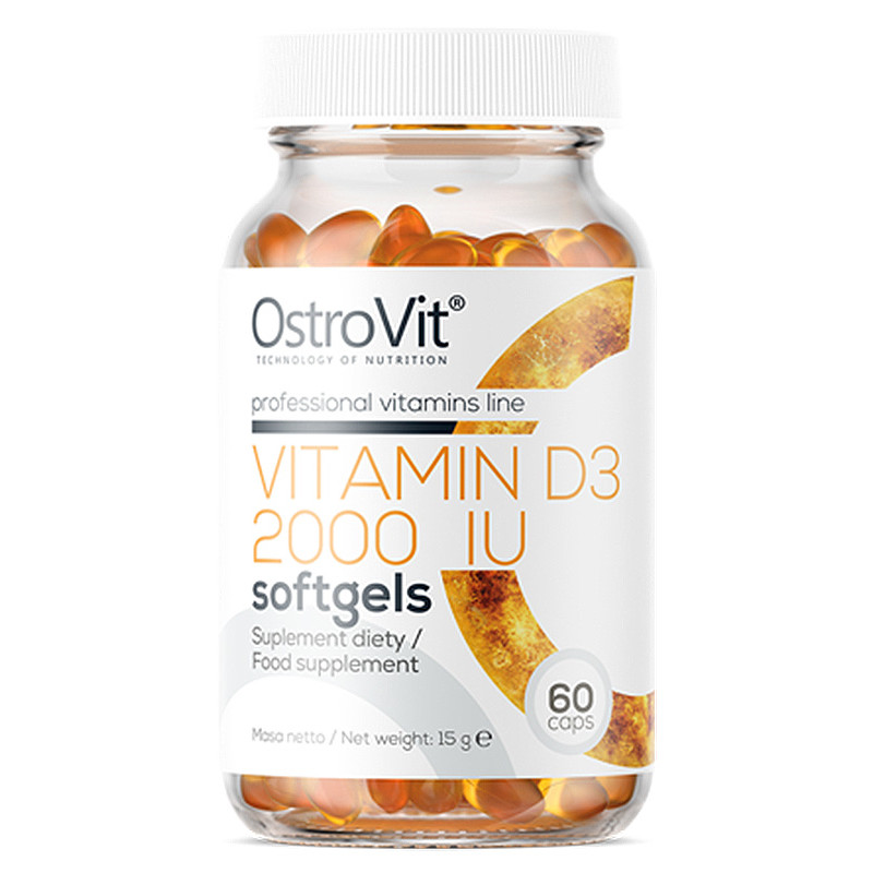 OSTROVIT VITAMIN D3 2000 iu - 60 kaps OSTROVIT VITAMIN D3 2000 iu - 60 kaps