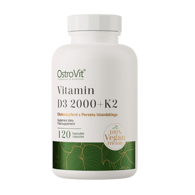 OSTROVIT VITAMIN D3 2000 + K2 - 120 kaps