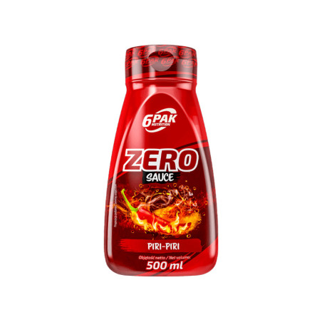 6PAK SAUCE ZERO 500ml Piri Piri