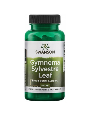 SWANSON GYMNEMA SYLVESTRE LEAF 400mg-100kaps