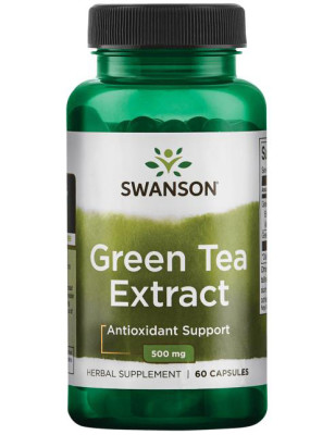 SWANSON GREEN TEA EXTRACT 500mg - 60 kaps