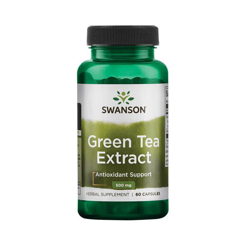 SWANSON GREEN TEA EXTRACT 500mg - 60 kaps