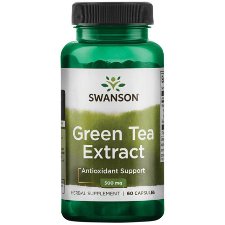 SWANSON GREEN TEA EXTRACT 500mg - 60 kaps