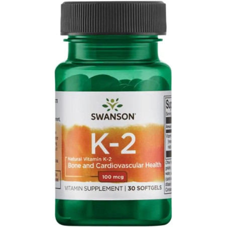 SWANSON VIT. K-2 MENAQUINONE-7 FN 100mcg-30softgel