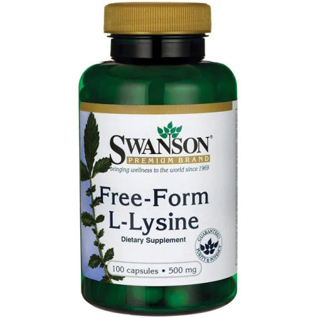SWANSON L-LIZYNA 500 mg - 100 kaps.