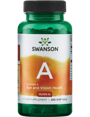 SWANSON VITAMIN A 10000iu - 250 softgel