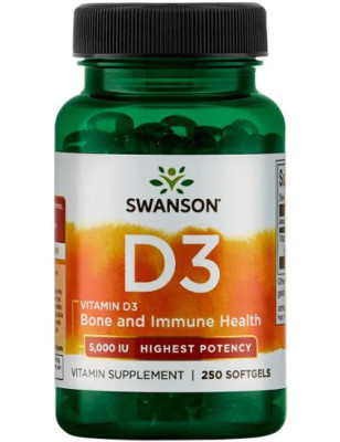 SWANSON WITAMINA D-3 5000 IU - 250 kaps