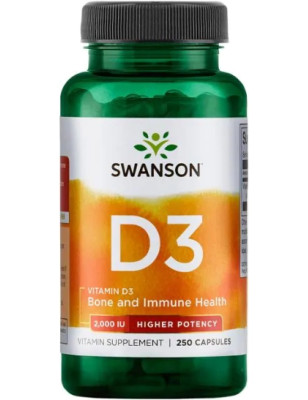 SWANSON WITAMINA D-3 2000 IU - 250 kaps