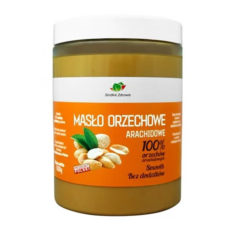 SŁODKIE ZDROWIE MASŁO ORZECHOWE 1000g smooth