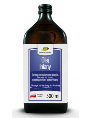 SŁODKIE ZDROWIE OLEJ LNIANY 500ml