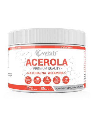 WISH ACEROLA NATURALNA WITAMINA C W PROSZKU 250g