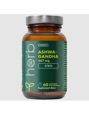 HERB ASHWAGANDHA 667mg - 60 kaps vege