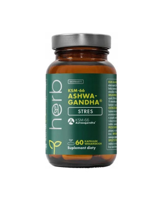HERB KSM-66 ASHWAGANDHA - 60 kaps vege