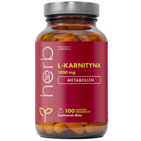 HERB L-KARNITYNA 1000mg - 100 kaps vege