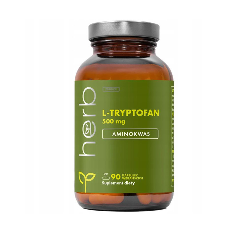 HERB L-TRYPTOFAN 500 mg - 90 kaps vege