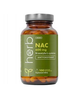 HERB NAC 600mg - 100 kaps vege