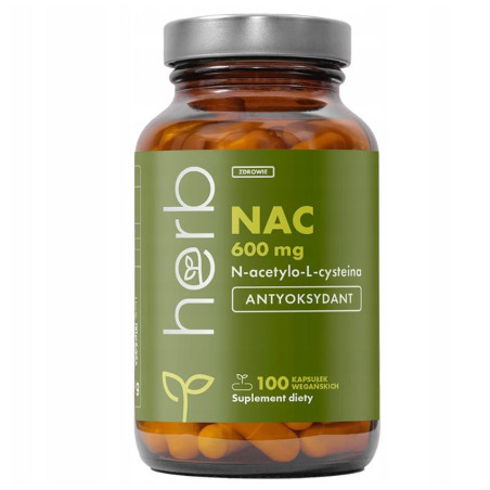 HERB NAC 600mg - 100 kaps vege