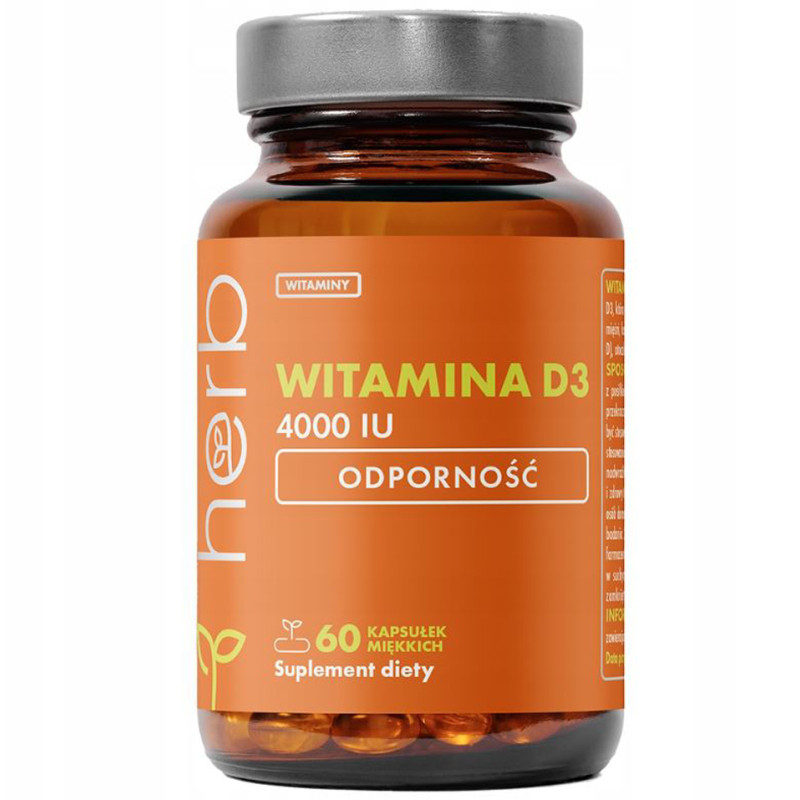 HERB WITAMINA D3 4000 - 60 softgel HERB WITAMINA D3 4000 - 60 softgel