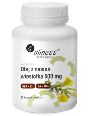 ALINESS OLEJ Z NASIONA WIESIOŁKA 500mg 9%/70%-90k