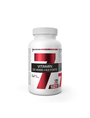 7 NUTRITION VITAMIN D3 4000 K2 FORTE - 120 kaps