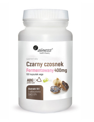 ALINESS CZARNY CZOSNEK FERM. 400mg - 100 kaps Vege