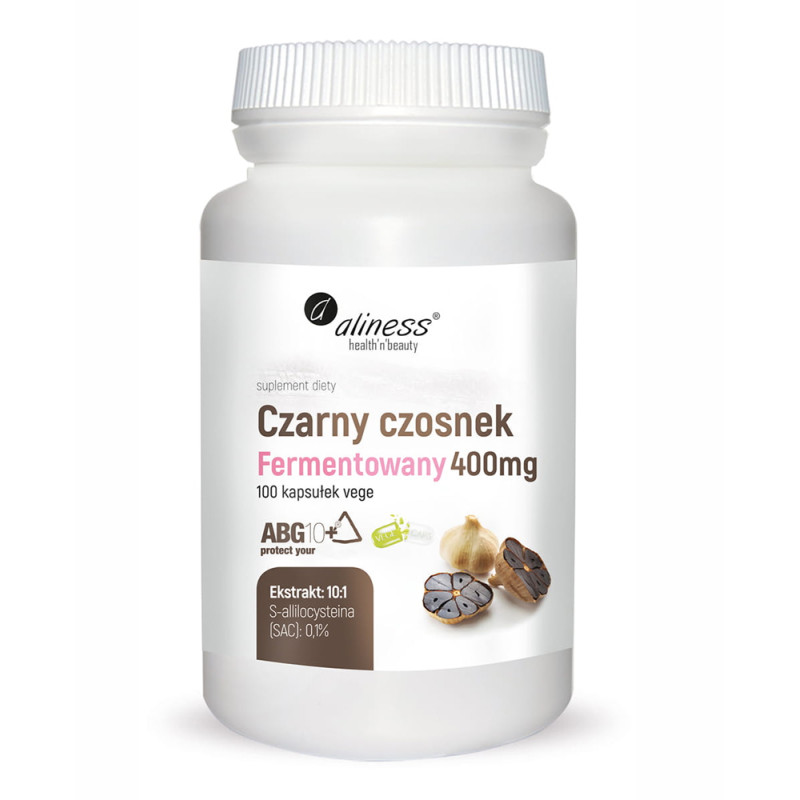 ALINESS CZARNY CZOSNEK FERM. 400mg - 100 kaps Vege