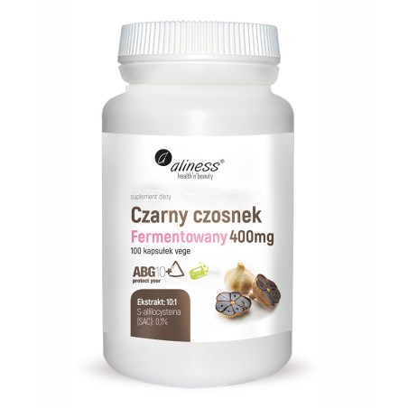 ALINESS CZARNY CZOSNEK FERM. 400mg - 100 kaps Vege