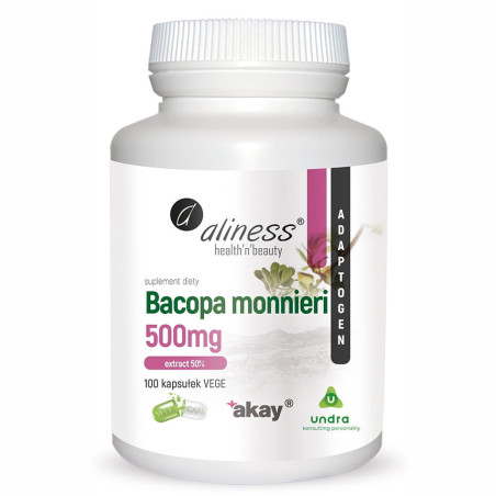 ALINESS BACOPA MONNIERI EXTR.50% 500mg-100k vege