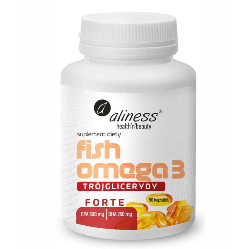 ALINESS FISH OMEGA 3 FORTE Trójg 500/250 - 90 kaps
