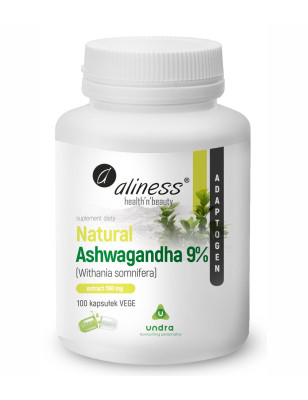 ALINESS NATURAL ASHWAGANDHA 555mg 9% -100kaps vege