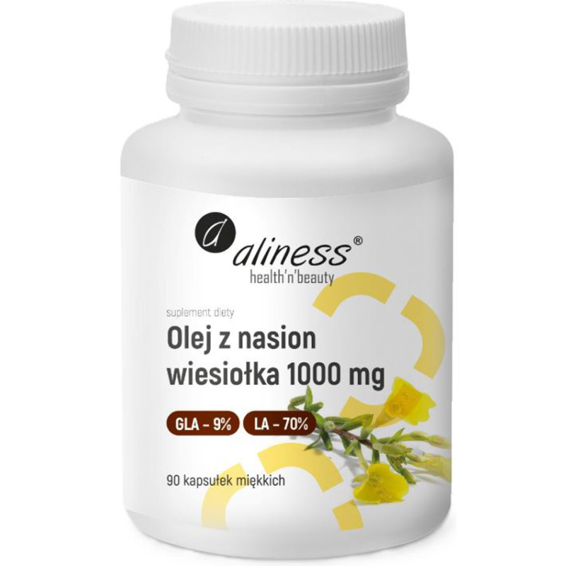 ALINESS OLEJ Z NASIONA WIESIOŁKA 1000mg 9%/70%-90k ALINESS OLEJ Z NASIONA WIESIOŁKA 1000mg 9%/70%-90k
