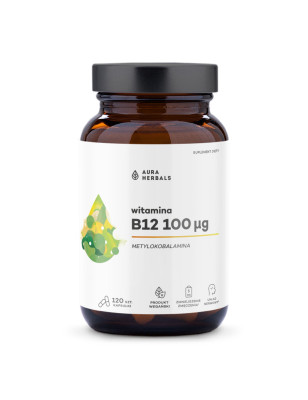 AURA WITAMINA B12 100 ug metylokobalamina 120 kaps