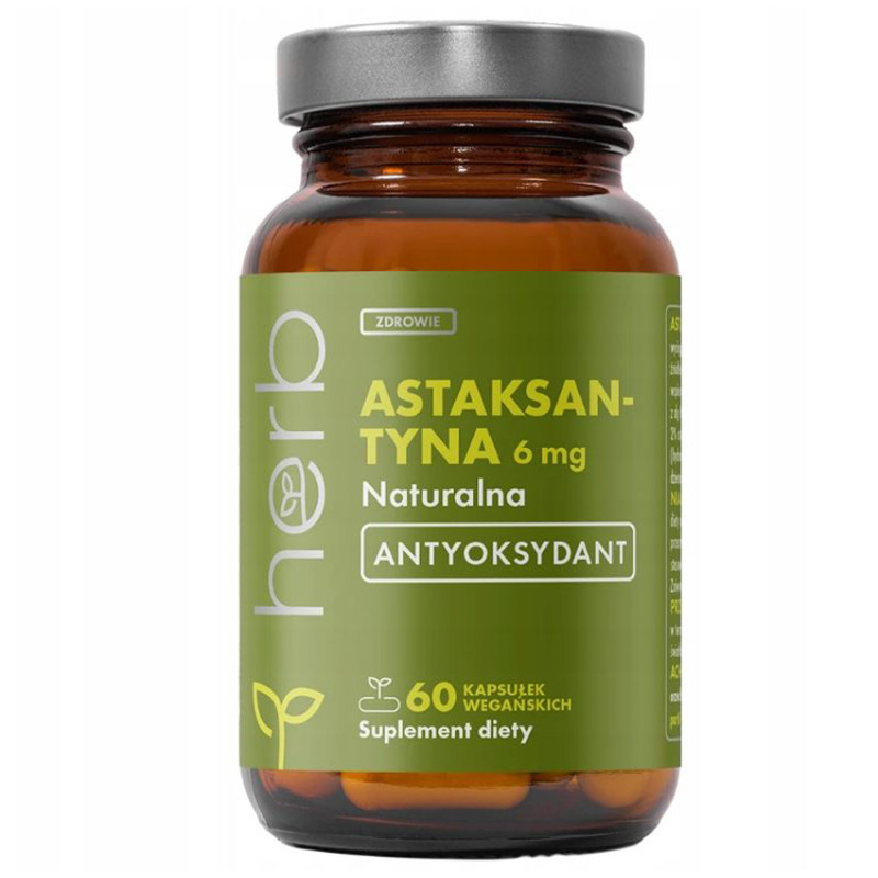 HERB ASTAKSANTYNA 6mg - 60 kaps vege HERB ASTAKSANTYNA 6mg - 60 kaps vege