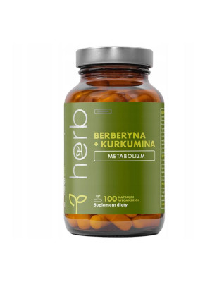 HERB BERBERYNA 300mg+KURKUMINA 300mg-100 k.vege   