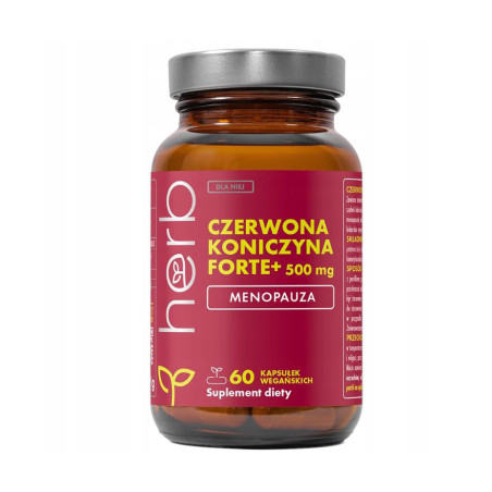 HERB CZERWONA KONICZYNA FORTE+ 500mg- 60 kaps vege