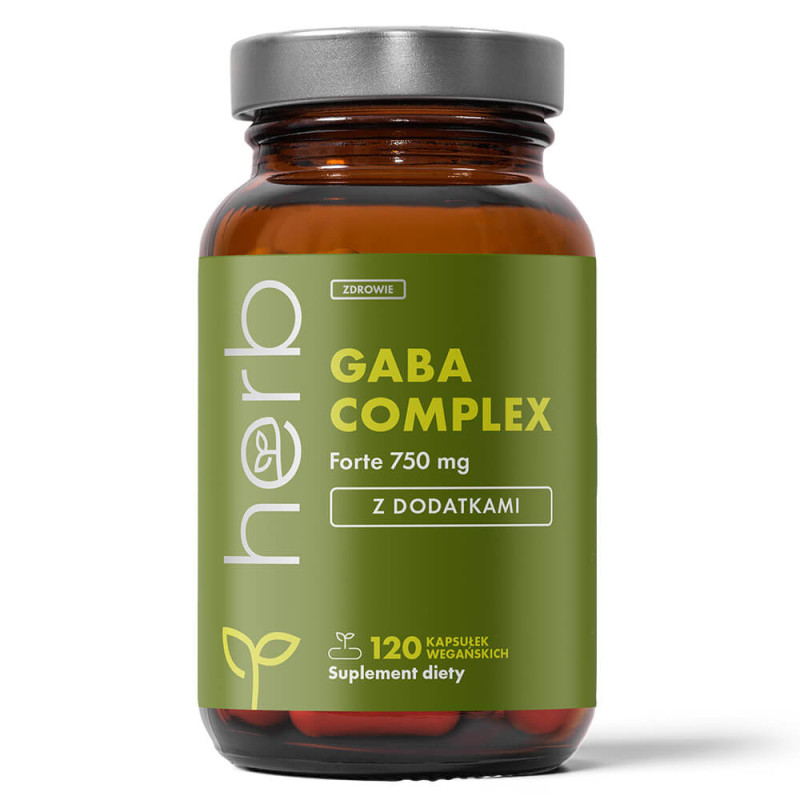 HERB GABA Complex Forte 750mg - 120 kaps