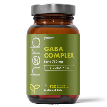 HERB GABA Complex Forte 750mg - 120 kaps