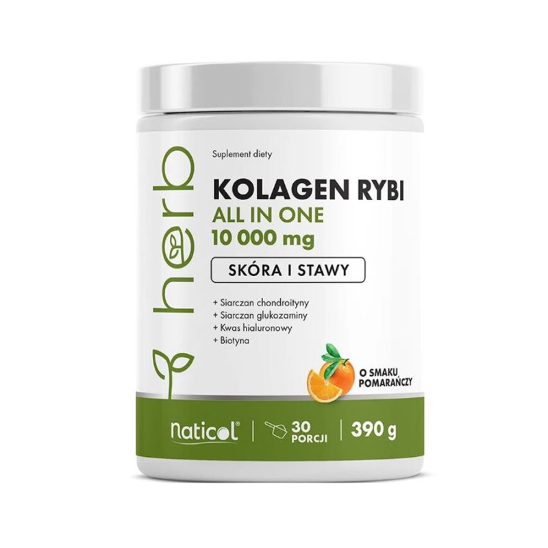 HERB KOLAGEN RYBI 10000 mg - 390g orange HERB KOLAGEN RYBI 10000 mg - 390g orange