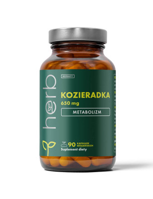 HERB KOZIERADKA 650 mg - 90 kaps Vege