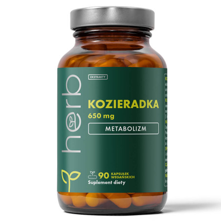 HERB KOZIERADKA 650 mg - 90 kaps Vege