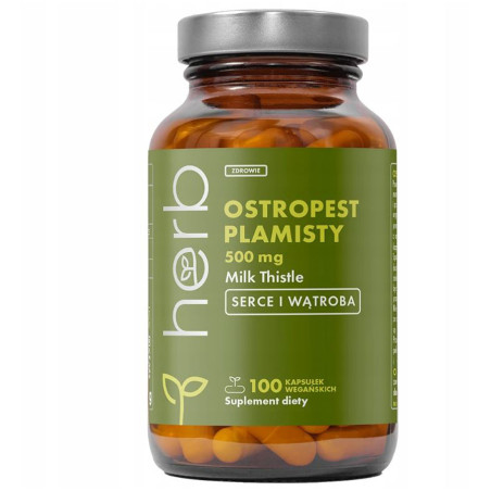 HERB OSTROPEST PLAMISTY 500 mg - 100 kaps vege