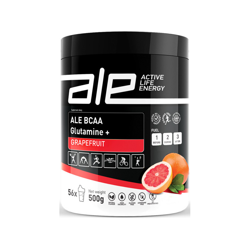 ALE BCAA+GLUTAMINA Grapefruit 500g ALE BCAA+GLUTAMINA Grapefruit 500g
