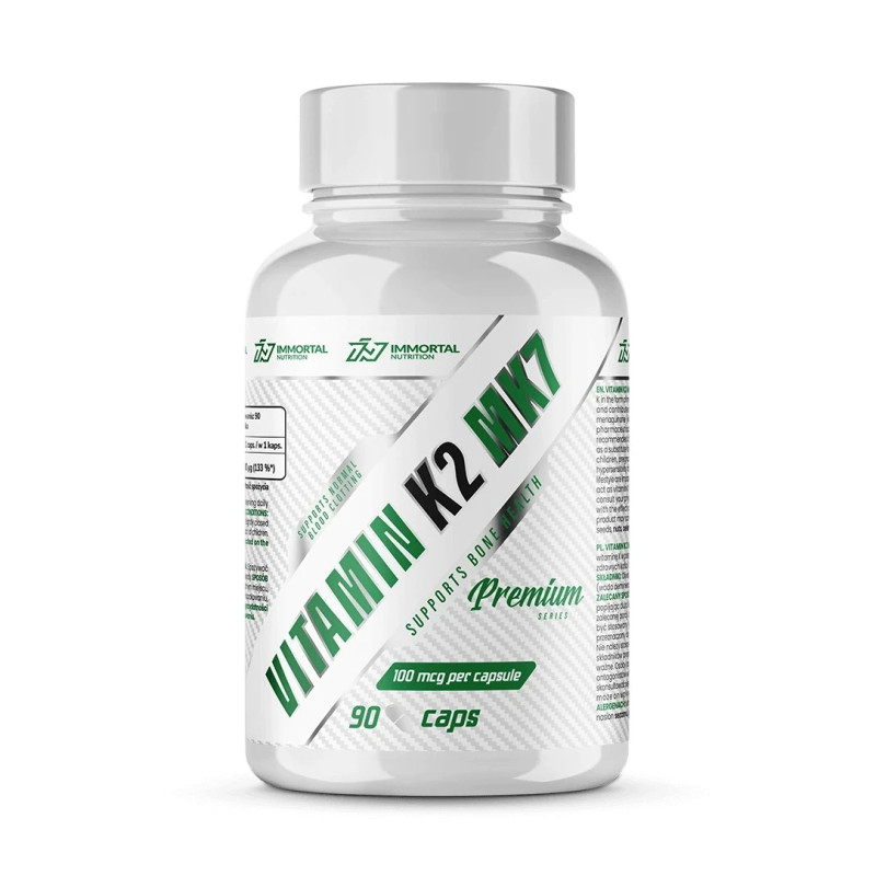 IMMORTAL VITAMIN K2 MK-7 90 kaps IMMORTAL VITAMIN K2 MK-7 90 kaps