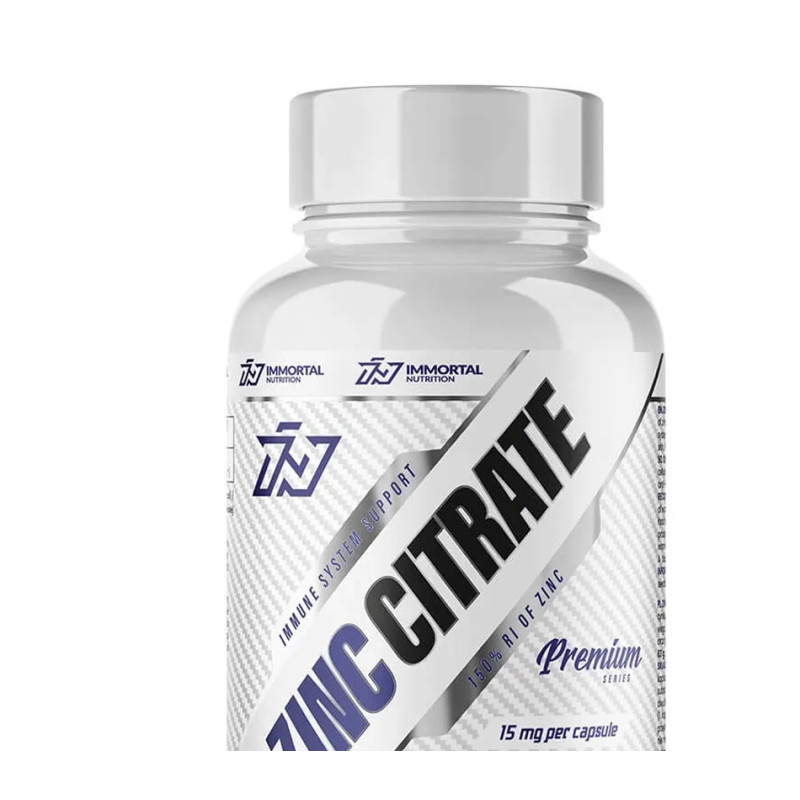 IMMORTAL ZINC CITRATE - 90 kaps