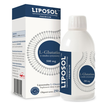 LIPOSOL LIPOSOMALNY GLUTATION 500mg-250ml smak cyt
