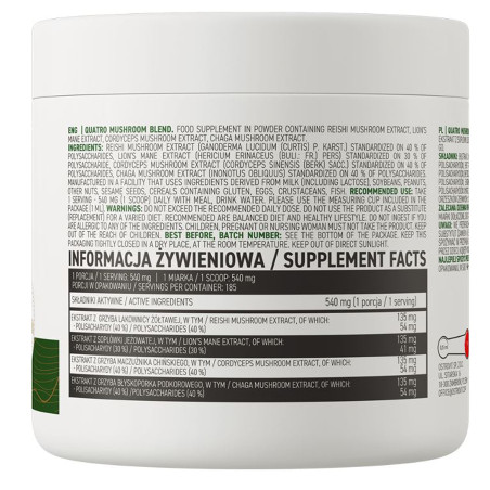 OSTROVIT QUATRO MUSHROOM BLEND 100 g