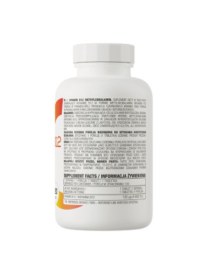 OSTROVIT VITAMIN B12 METHYLCOBALAMIN 100ug-120tabl