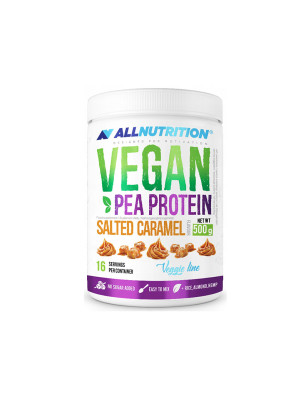 ALLNUTRITION VEGAN PEA PROTEIN 500g SALTED CARAMEL