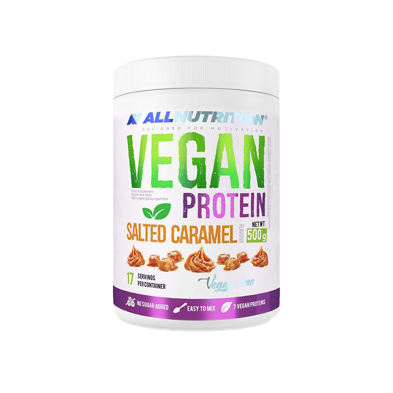 ALLNUTRITION VEGAN PROTEIN 500g SALTED CARAMEL ALLNUTRITION VEGAN PROTEIN 500g SALTED CARAMEL