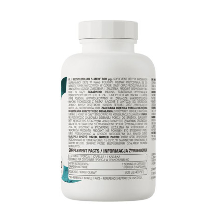 OSTROVIT METHYLOFOLIAN 5-MTHF 800ug - 60 kaps